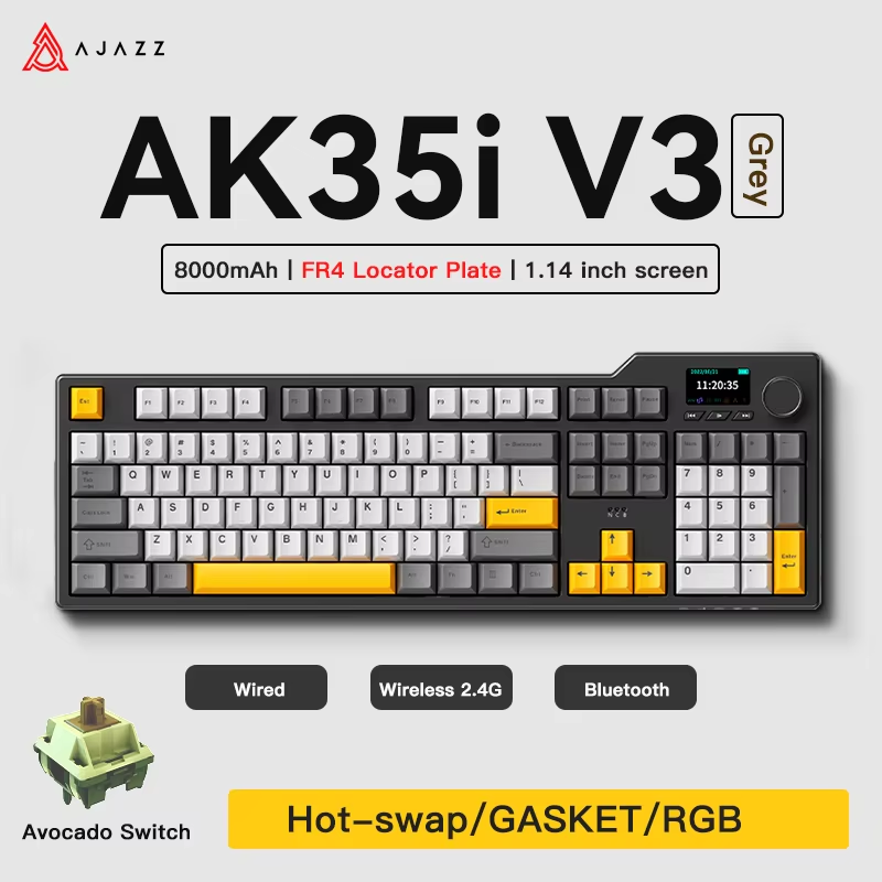 Gaming Keyboard Corsair - Teclado para juegos Ajazz AK35I V3