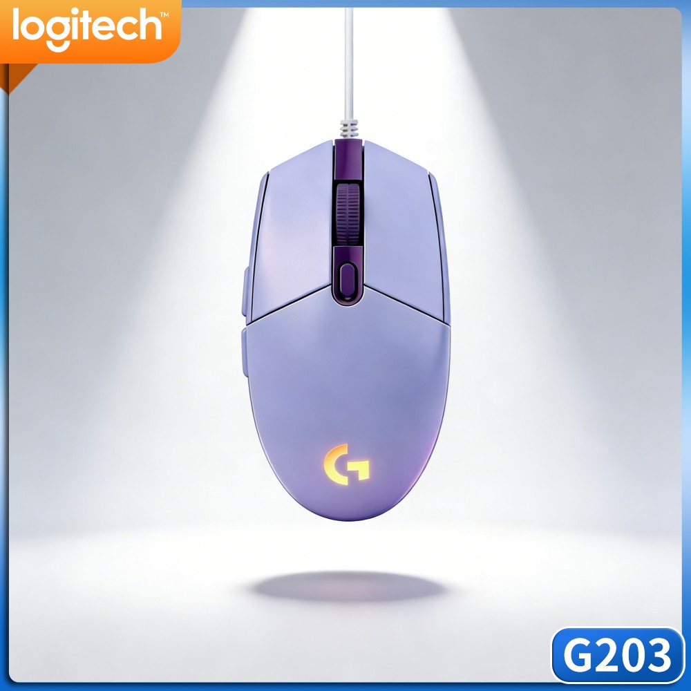 Logitech Mouse G203 - Ratón para juegos con cable Logitech