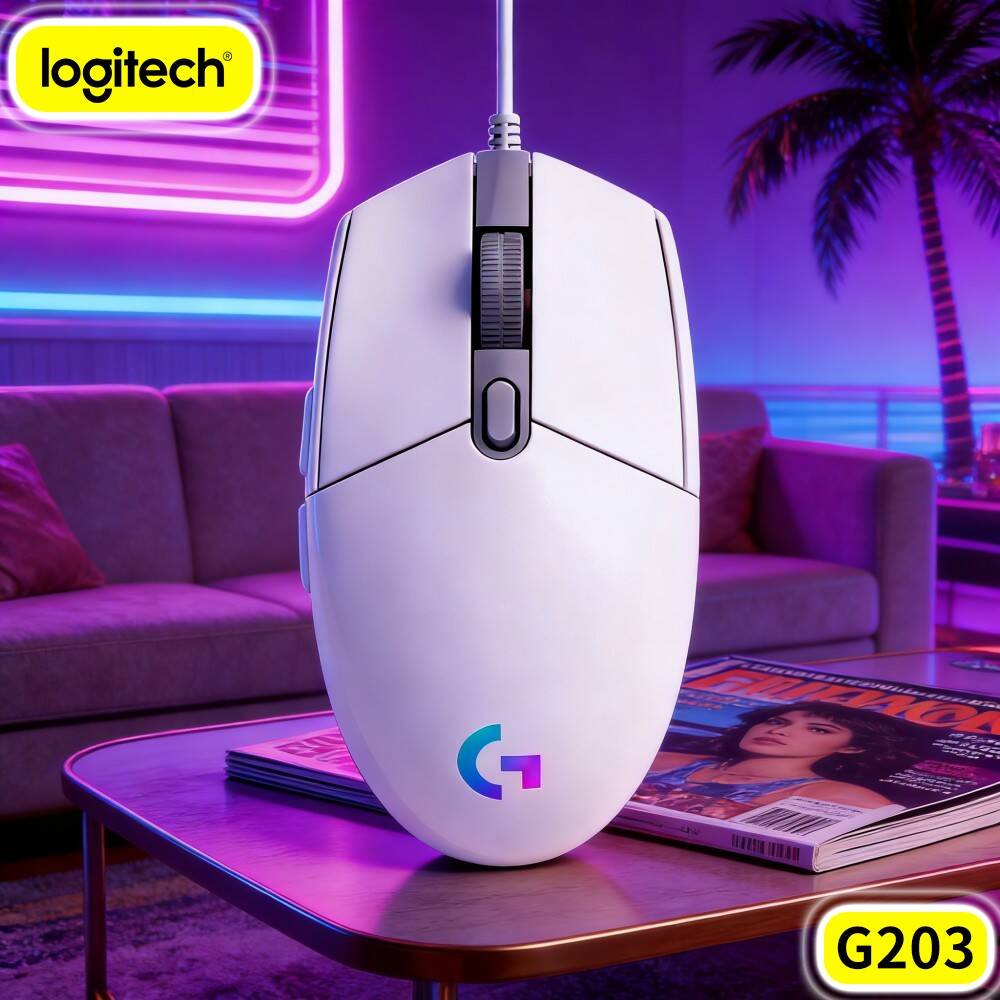 Logitech Mouse G203 - Ratón para juegos con cable Logitech