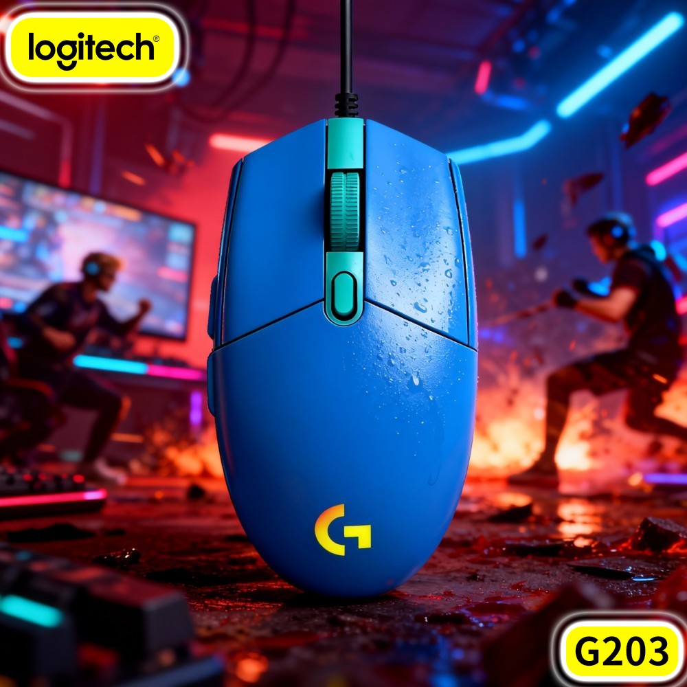 Logitech Mouse G203 - Ratón para juegos con cable Logitech