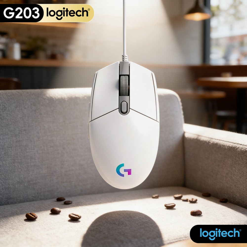 Logitech Mouse G203 - Ratón para juegos con cable Logitech