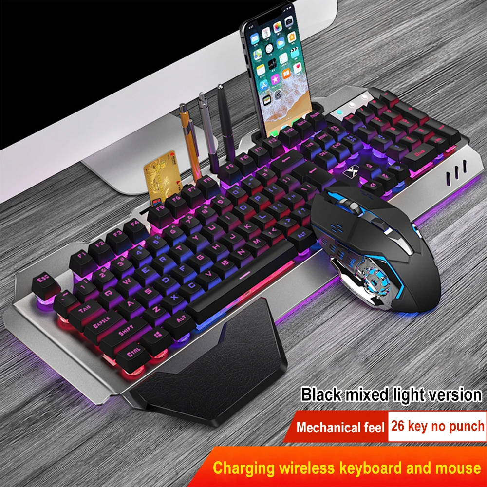 Teclado y ratón inalámbricos K - Gaming Keyboard Mouse Wireless reseña y precio