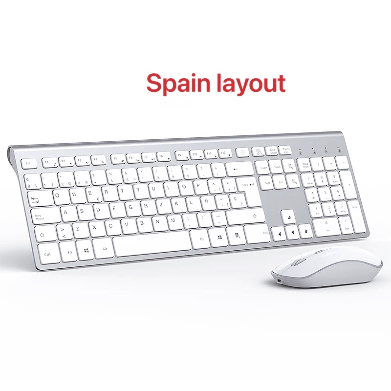 Teclado y Raton Inalámbrico Es - Gaming Keyboard Mouse Wireless reseña y precio