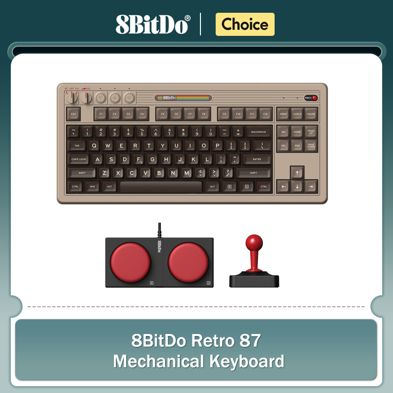 Teclado mecánico retro 8BitDo, - Gaming Keyboard He reseña y precio