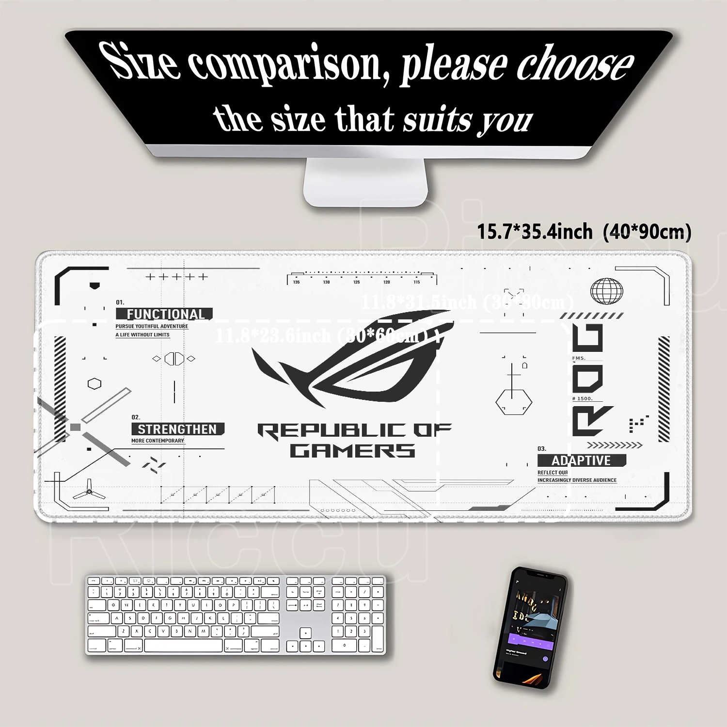 Alfombrilla de Ratón Grande pa - Gaming Keyboard Higround reseña y precio