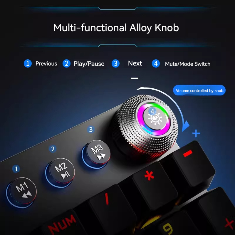 Teclado Mecánico AULA F2088 co - Gaming Keyboard Corsair reseña y precio